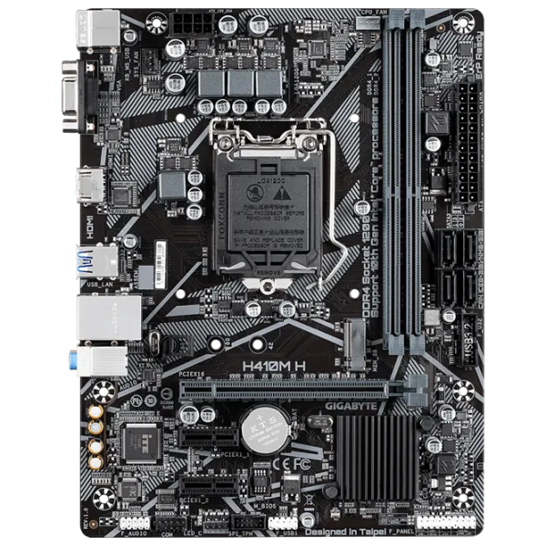 Материнская плата Gigabyte H410M S2H V2 1.0 mATX/ Intel H410 photo 1
