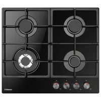 Plită încorporabilă pe gaz Hansa BHKS611505  / Black