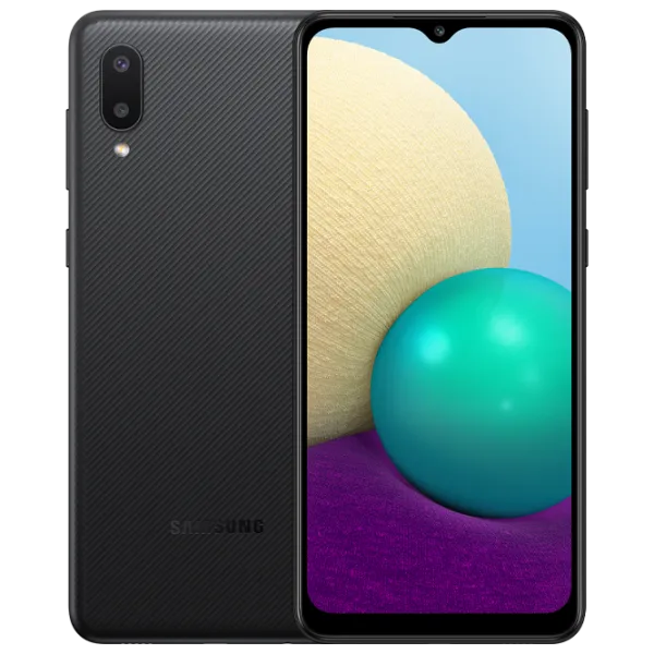 Samsung Galaxy A02 2 GB/ 32 GB/ Dual SIM/ Black  photo 1 Samsung Galaxy A02 2 GB/ 32 GB/ Dual SIM/ Black  photo 1