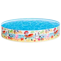 Бассейн Intex 56451 443 л/ Жесткий/ Разноцветный