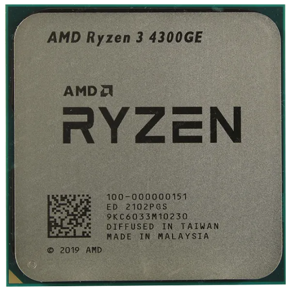 Процессор AMD Ryzen 3 4300GE Tray + Cooler AM4/ 3.50 ГГц - 4.00 ГГц photo 1