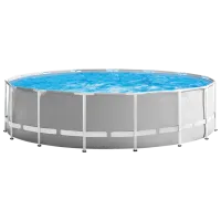 Бассейн Intex 26726 16805 л/ Каркасный/ Серый