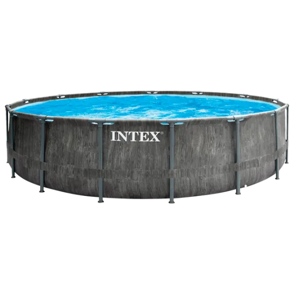 Бассейн Intex 26742 16805 л/ Каркасный/ Серый photo 1 Бассейн Intex 26742 16805 л/ Каркасный/ Серый photo 1