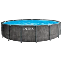 Бассейн Intex 26744 24311 л/ Каркасный/ Серый