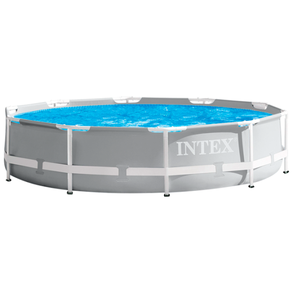 Piscină Intex 26712 6503 l/ Cu cadru/ Gray photo 1
