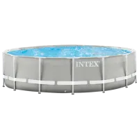 Бассейн Intex 26720 12706 л/ Каркасный/ Серый