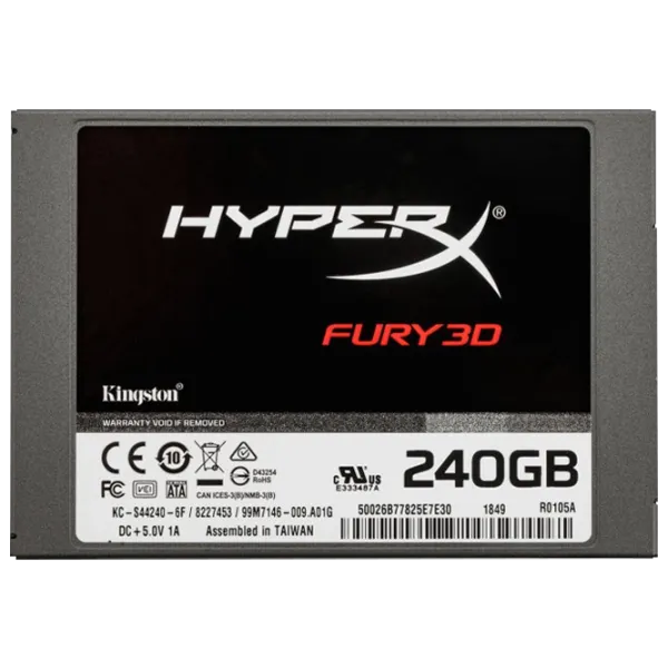 SSD HyperX FURY RGB 240 ГБ 2.5'' photo 1