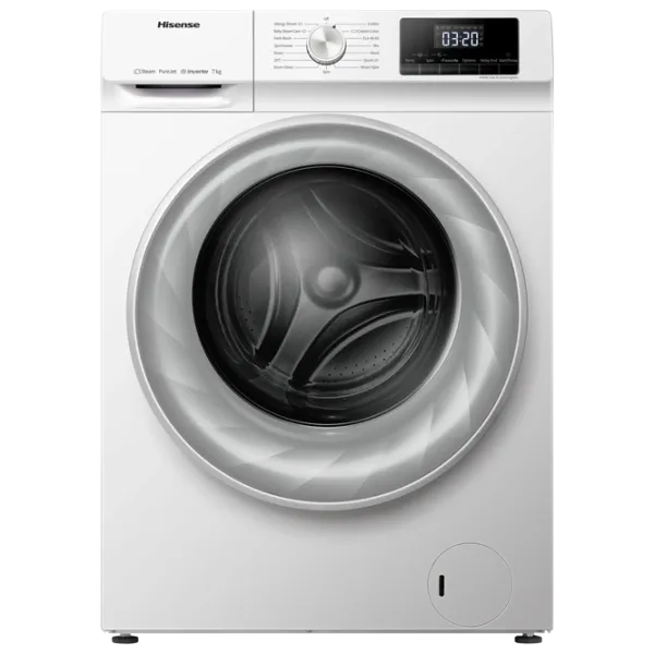 Mașină de spălat Hisense WFQY7014EVJM 7 kg / 1400 rpm / White photo 1