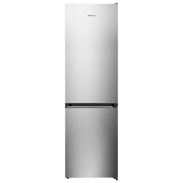 Frigider Hisense RB438N4EC2 cu congelator jos 334 l / 203 cm / Inox photo 1