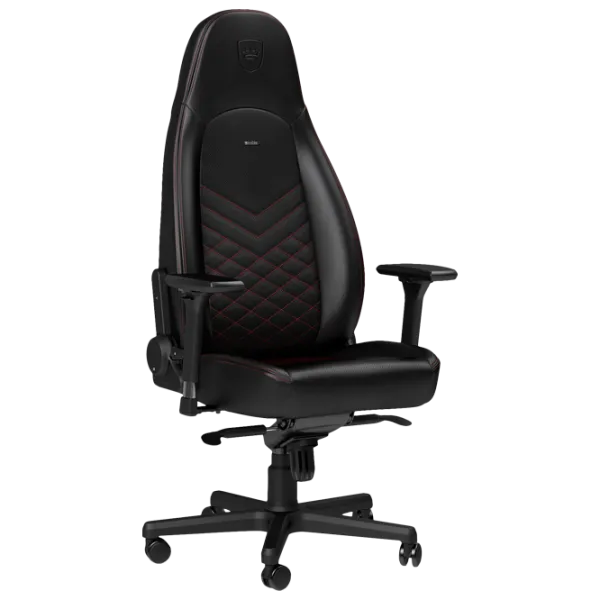 Scaun Gaming NOBLECHAIRS ICON Red Black photo 1