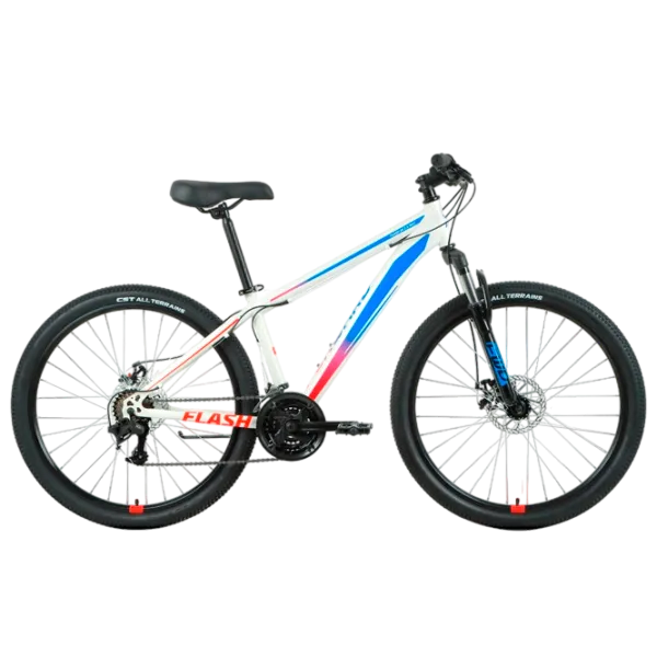 Велосипед Forward Flash 26" 15" Сталь/ Белый Синий photo 1 Велосипед Forward Flash 26" 15" Сталь/ Белый Синий photo 1