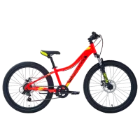 Велосипед Forward Twister 24" 12" Алюминий/ Красный Желтый