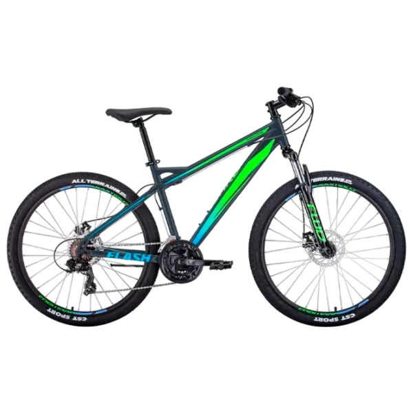 Велосипед Forward Flash 26" 15" Сталь/ Серый Матовый photo 1 Велосипед Forward Flash 26" 15" Сталь/ Серый Матовый photo 1