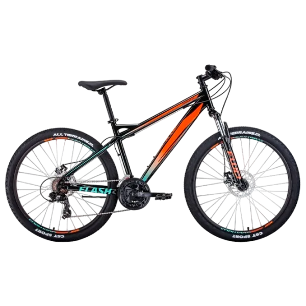 Велосипед Forward Flash 26" 15" Сталь/ Черный Оранжевый photo 1 Велосипед Forward Flash 26" 15" Сталь/ Черный Оранжевый photo 1