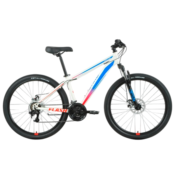 Велосипед Forward Flash 26" 17" Сталь/ Белый Синий photo 1 Велосипед Forward Flash 26" 17" Сталь/ Белый Синий photo 1