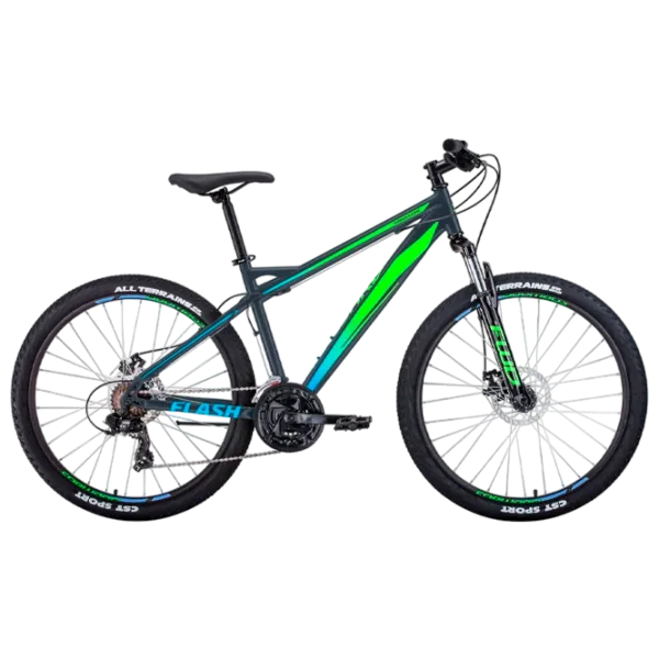 Велосипед Forward Flash 26" 17" Сталь/ Серый Матовый photo 1 Велосипед Forward Flash 26" 17" Сталь/ Серый Матовый photo 1