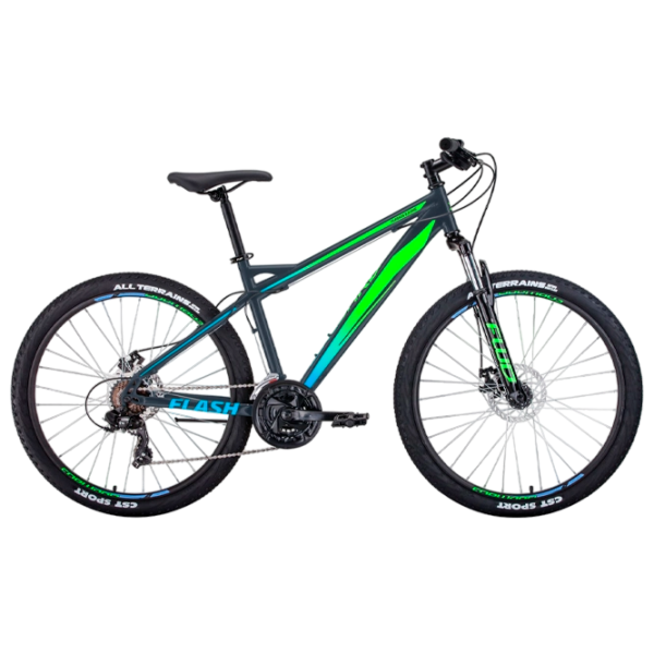 Велосипед Forward Flash 26" 17" Сталь/ Серый Матовый photo 1 Велосипед Forward Flash 26" 17" Сталь/ Серый Матовый photo 1