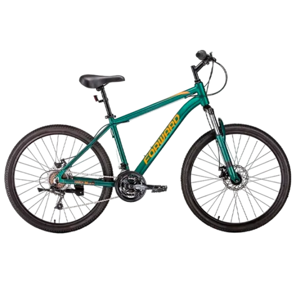 Велосипед Forward Hardi 26" 17" Алюминий/ Зелёный Желтый photo 1 Велосипед Forward Hardi 26" 17" Алюминий/ Зелёный Желтый photo 1