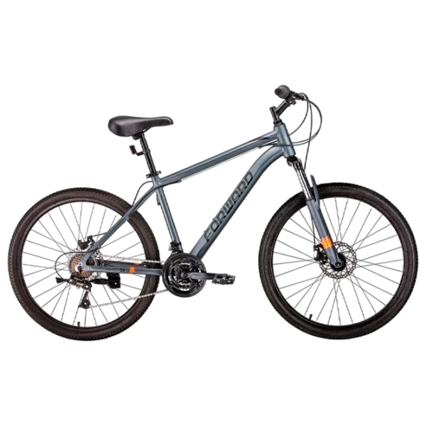 Велосипед Forward Hardi 26" 17" Алюминий/ Серый Матовый photo 1 Велосипед Forward Hardi 26" 17" Алюминий/ Серый Матовый photo 1
