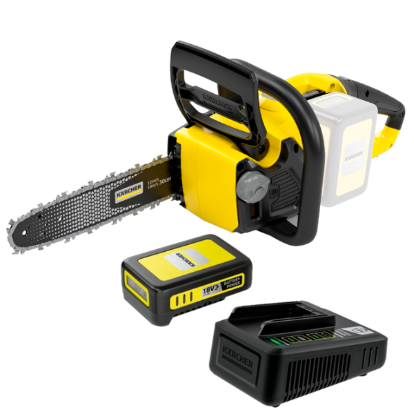 Fierăstrău cu lanţ KARCHER CNS 18-30 Battery (Set) cu acumulator/ Yellow photo 1