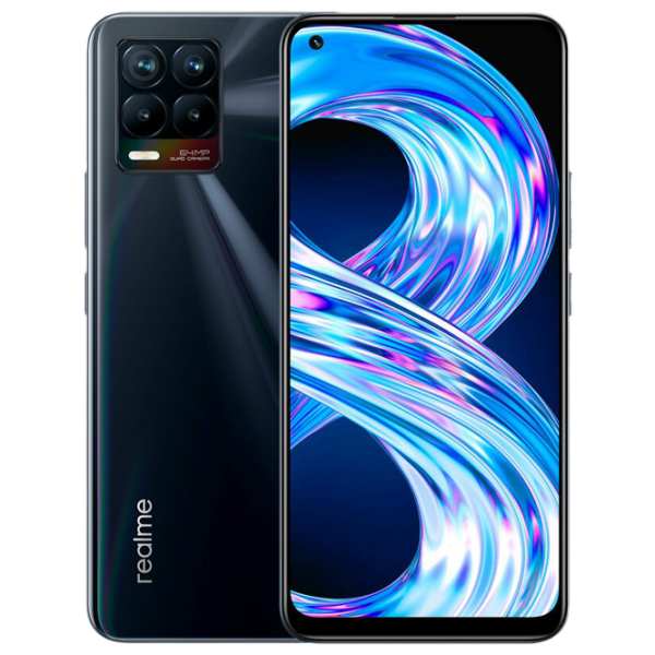 Realme 8 6 ГБ/ 128 ГБ/ Dual SIM/ Черный Punk photo 1 Realme 8 6 ГБ/ 128 ГБ/ Dual SIM/ Черный Punk photo 1