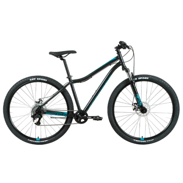 Велосипед Forward Sporting 29" 19" Сталь/ Черный Синий photo 1 Велосипед Forward Sporting 29" 19" Сталь/ Черный Синий photo 1