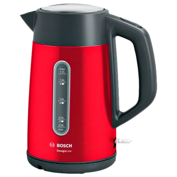 Ceainic electric Bosch TWK4P434 1.7l / Ascuns / Red photo 1