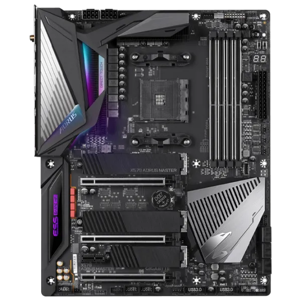 Материнская плата Gigabyte AORUS MASTER ATX/ AMD X570 photo 1