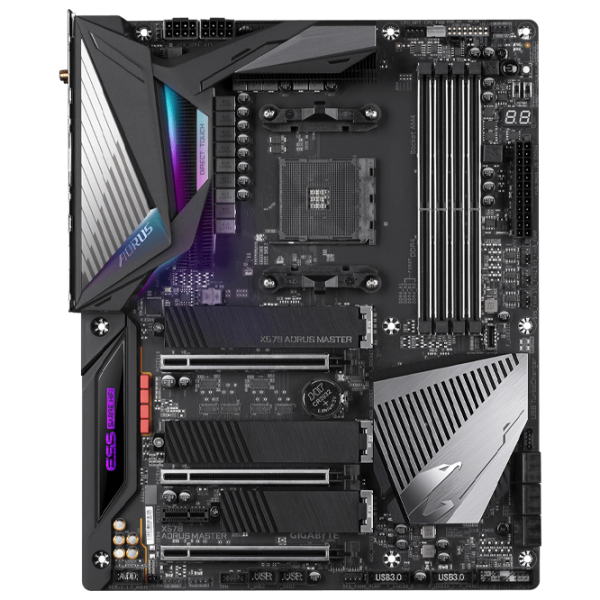 Материнская плата Gigabyte AORUS MASTER ATX/ AMD X570 photo 1