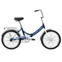 Велосипед Forward Arsenal 20" 14" Сталь/ Синий Серый