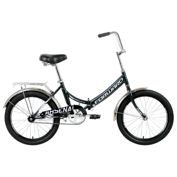 Велосипед Forward Arsenal 20" 14" Сталь/ Черный Серый photo 1 Велосипед Forward Arsenal 20" 14" Сталь/ Черный Серый photo 1