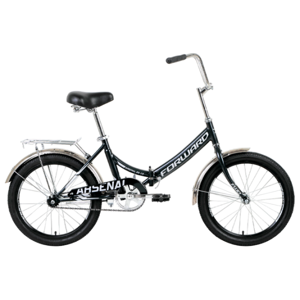 Велосипед Forward Arsenal 20" 14" Сталь/ Черный Серый photo 1 Велосипед Forward Arsenal 20" 14" Сталь/ Черный Серый photo 1