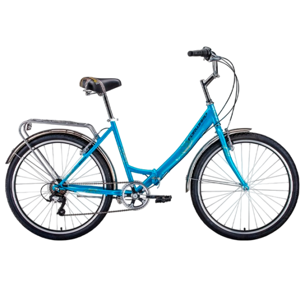 Велосипед Forward Sevilla 26" 18.5" Сталь/ Синий Серый photo 1