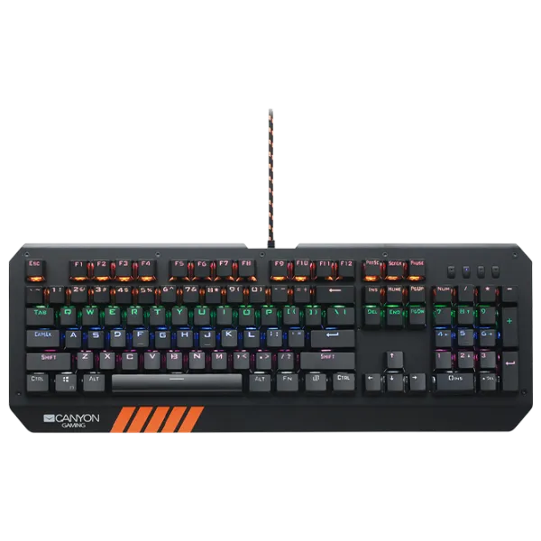 Tastatură Canyon Hazard CND-SKB6 US Cu fir/ Black photo 1