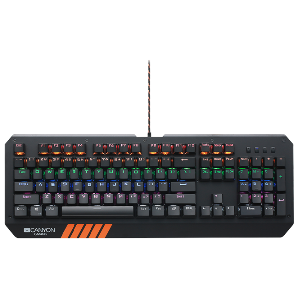 Tastatură Canyon Hazard CND-SKB6 US Cu fir/ Black photo 1