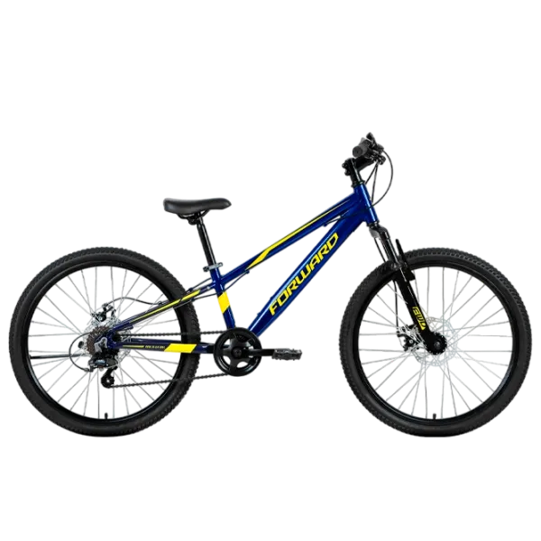 Велосипед Forward Rise 24" 11" Алюминий/ Синий Желтый photo 1 Велосипед Forward Rise 24" 11" Алюминий/ Синий Желтый photo 1