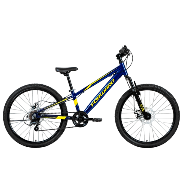 Велосипед Forward Rise 24" 11" Алюминий/ Синий Желтый photo 1 Велосипед Forward Rise 24" 11" Алюминий/ Синий Желтый photo 1