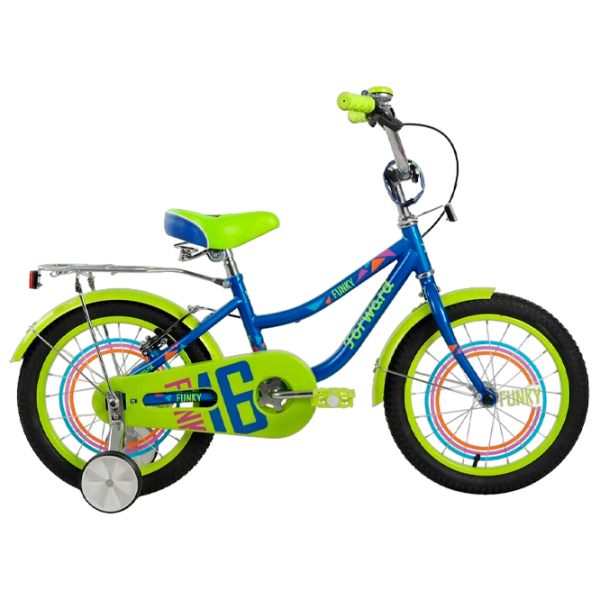 Bicicletă Forward Funky 16" 14" Oțel/ Turquoise Green photo 1