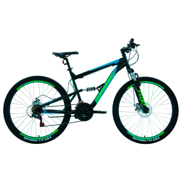 Велосипед Forward Raptor 27.5" 16" Горный/ Черный Teal photo 1 Велосипед Forward Raptor 27.5" 16" Горный/ Черный Teal photo 1