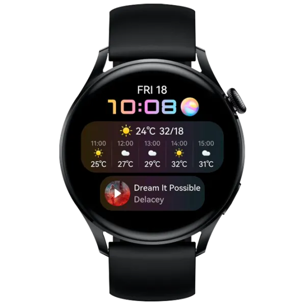Ceas inteligent Huawei Watch 3 1.43"/ Galileo-L11E/ Black photo 1 Ceas inteligent Huawei Watch 3 1.43"/ Galileo-L11E/ Black photo 1