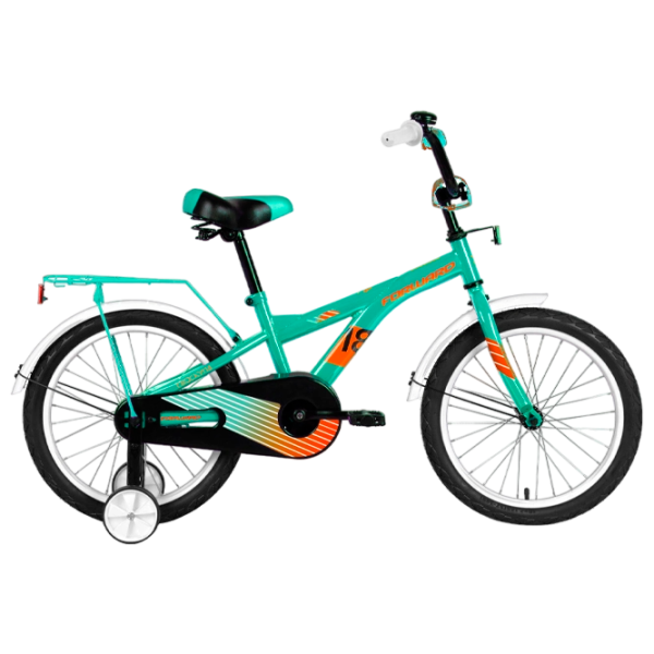 Велосипед Forward Crocky 18" 16" Сталь/ Бирюзовый Оранжевый photo 1 Велосипед Forward Crocky 18" 16" Сталь/ Бирюзовый Оранжевый photo 1