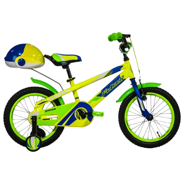 Велосипед Fulger Avatar Kid 16" Сталь/ Желтый Зелёный photo 1 Велосипед Fulger Avatar Kid 16" Сталь/ Желтый Зелёный photo 1