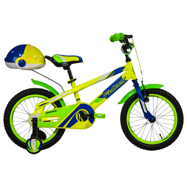 Велосипед Fulger Avatar Kid 16" Сталь/ Желтый Зелёный photo 1 Велосипед Fulger Avatar Kid 16" Сталь/ Желтый Зелёный photo 1