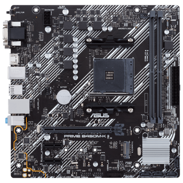 Материнская плата Asus PRIME B450M-K II mATX/ AMD B450 photo 1