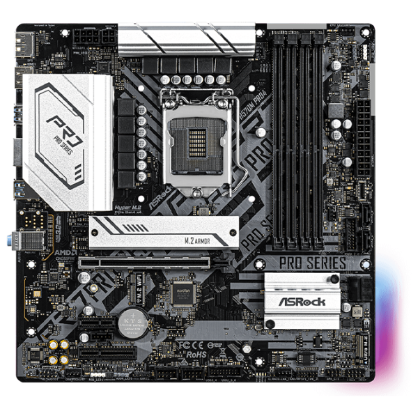 Placă de bază ASRock H570M PRO4 mATX/ Intel H570 photo 1