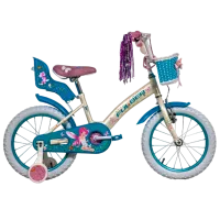 Bicicletă Fulger Fairy 16" 9.5" Oțel/ Blue White