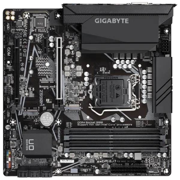Placă de bază Gigabyte Z590M 1.0 mATX/ Intel Z590 photo 1