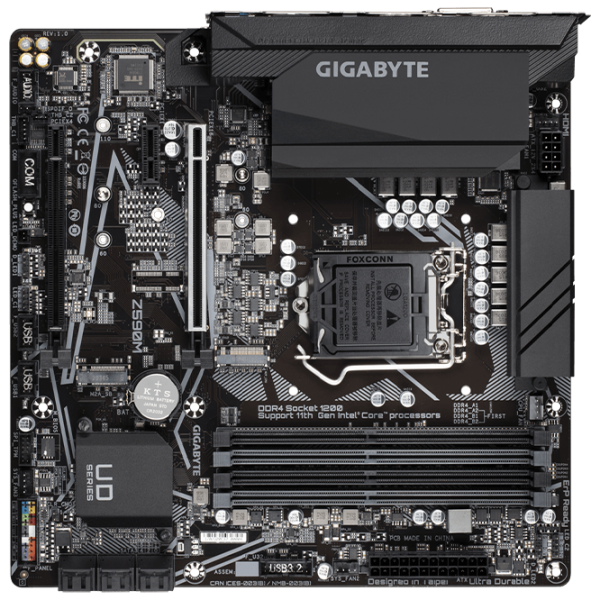 Placă de bază Gigabyte Z590M 1.0 mATX/ Intel Z590 photo 1