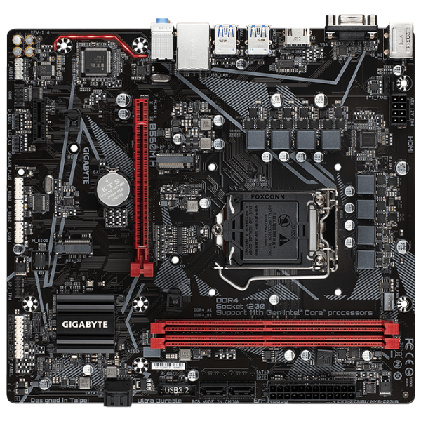Placă de bază Gigabyte B560M H 1.0 mATX/ Intel B560 photo 1