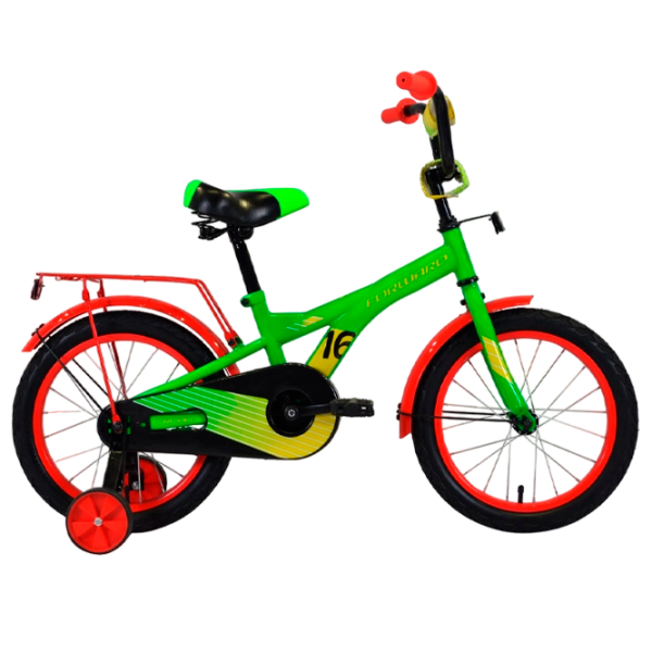 Bicicletă Forward Crocky 16" 14" Oțel/ Green Yellow photo 1